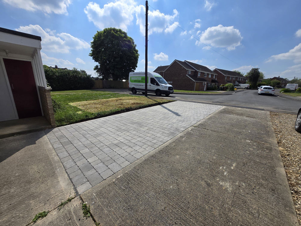 Driveway and dropped kerb